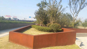翁田镇耐候钢挡土墙